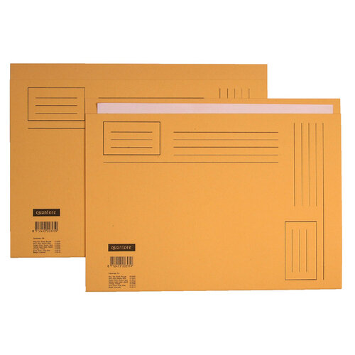 Quantore Chemise Quantore In-folio bord décalé 250g jaune