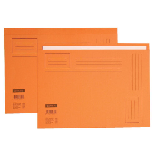 Quantore Chemise Quantore In-folio bord décalé 250g orange