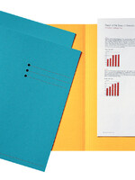 Esselte Vouwmap Esselte A4 manilla 180gr blauw