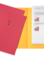 Esselte Vouwmap Esselte A4 manilla 180gr rood