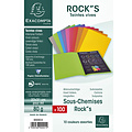 Exacompta Sous-chemise Exacompta Rock's A4 80g assorti