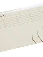 Jalema Vouwmap Secolor A4 ongelijk 225gr grijs