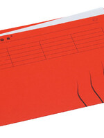 Jalema Vouwmap Secolor A4 ongelijk 225gr rood