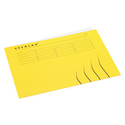 Chemise Jalema Secolor A4 bords égaux jaune