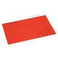 Jalema Vouwmap Secolor Folio gelijk 225gr rood