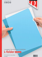 Quantore Insteekmap L-model Quantore A4 PP 0.12mm blauw 25 stuks