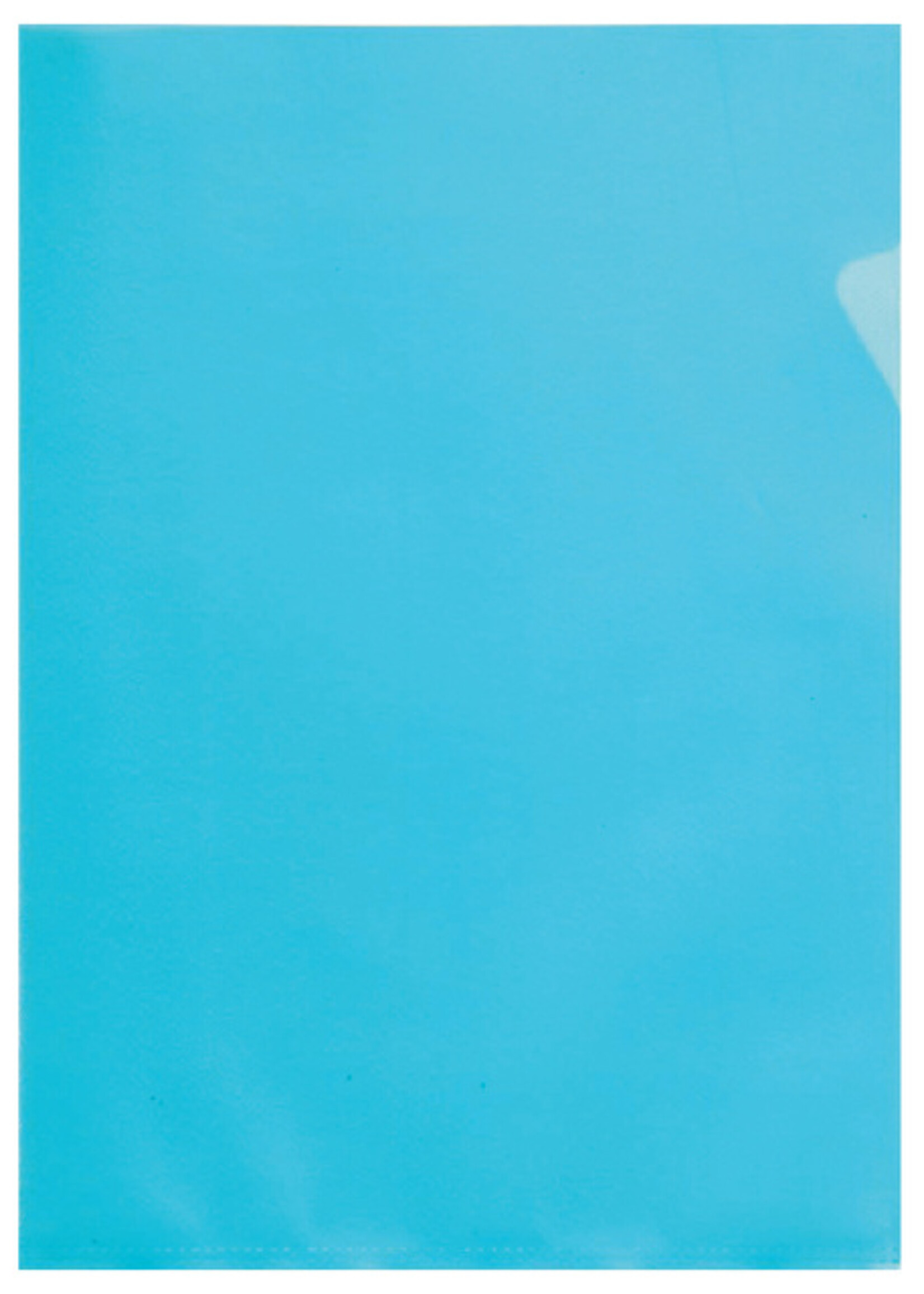 Quantore Pochette modèle L Quantore A4 PP 0.12mm lisse bleu 25 pièces