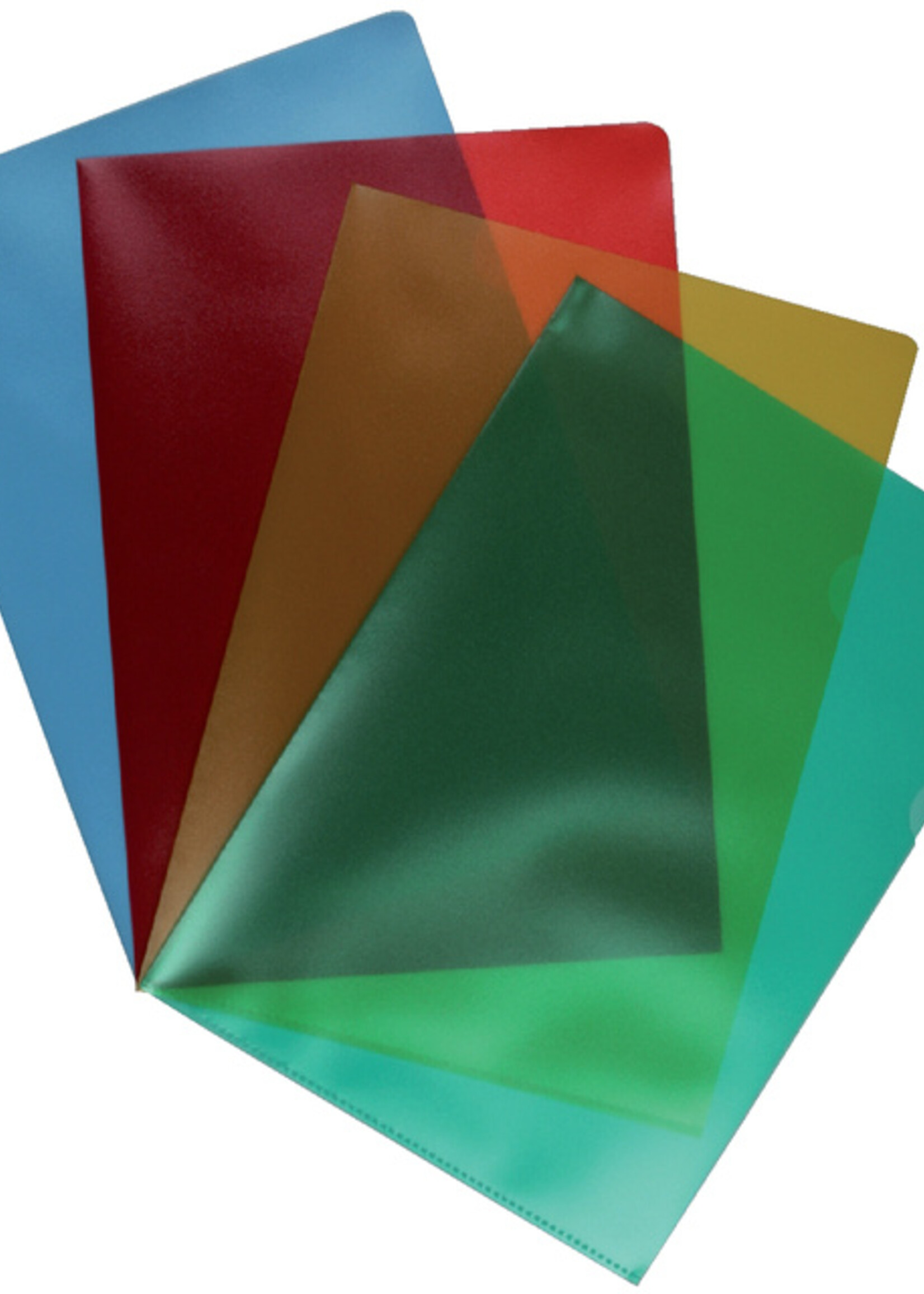 Quantore Pochette modèle L Quantore A4 PP 0.12mm lisse bleu 25 pièces