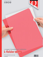 Quantore Insteekmap L-model Quantore A4 PP 0.12mm rood 25 stuks