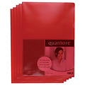 Quantore Insteekmap L-model Quantore A4 PP 0.12mm rood 25 stuks