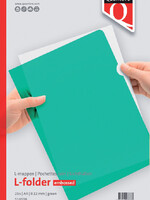 Quantore Insteekmap L-model Quantore A4 PP 0.12mm groen 25 stuks