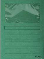 Exacompta Pochette modèle L Exacompta + fenêtre carton vert foncé
