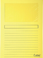 Exacompta Pochette modèle L Exacompta + fenêtre carton jaune