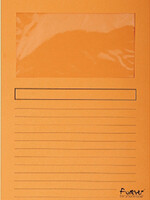 Exacompta Pochette modèle L Exacompta + fenêtre carton orange