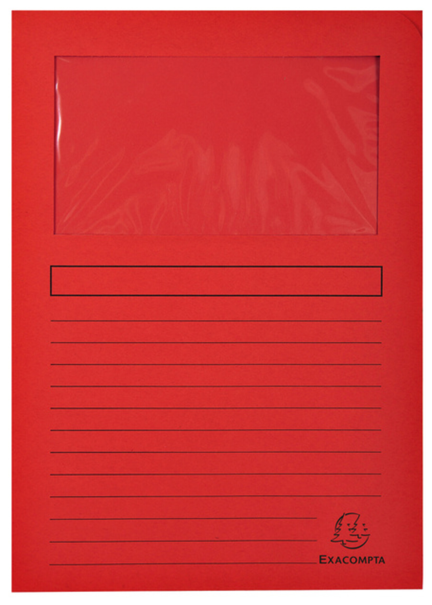 Exacompta Pochette Exacompta Forever avec fenêtre A4 120g carton assorti