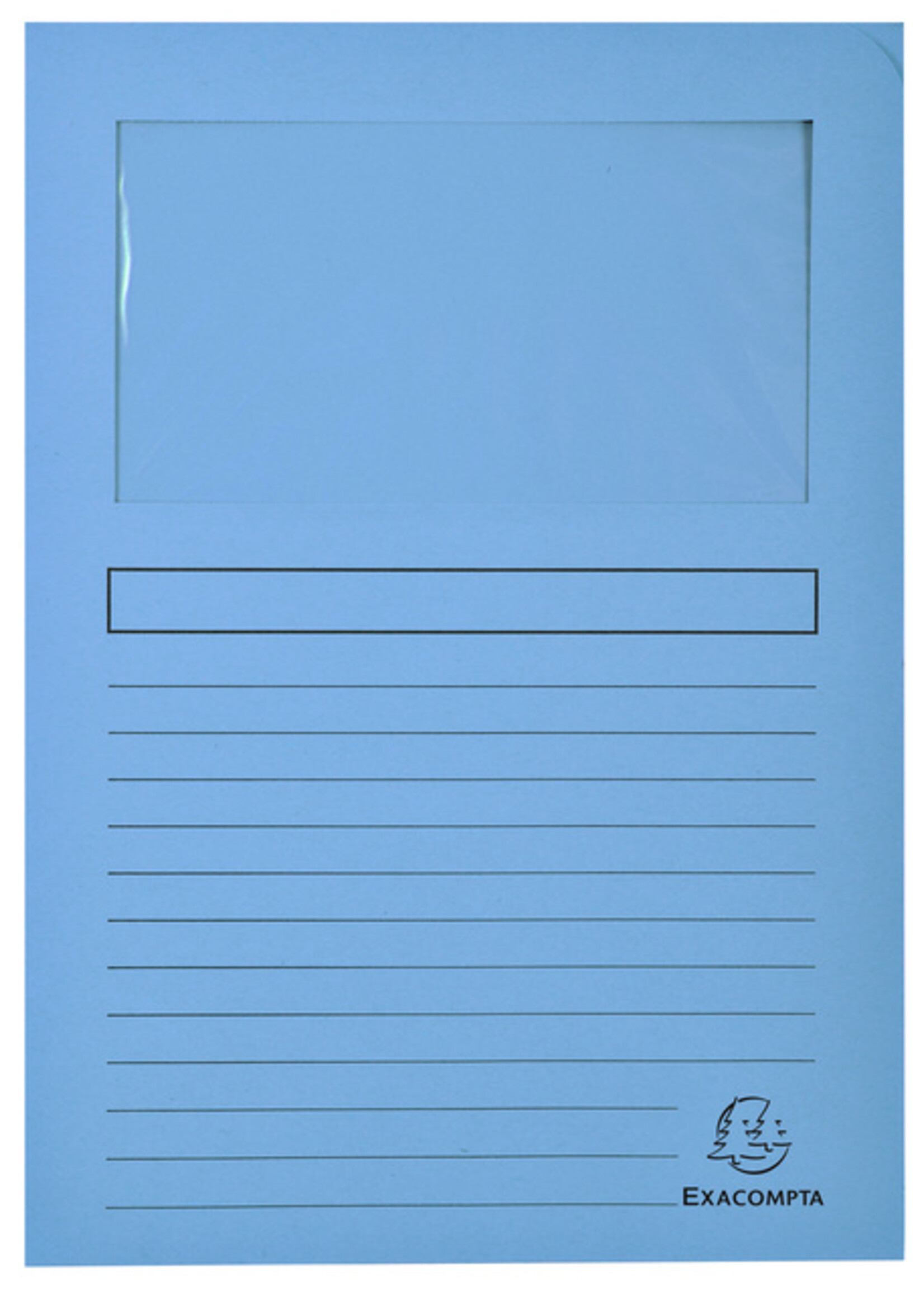 Exacompta Pochette Exacompta Forever avec fenêtre A4 120g carton assorti