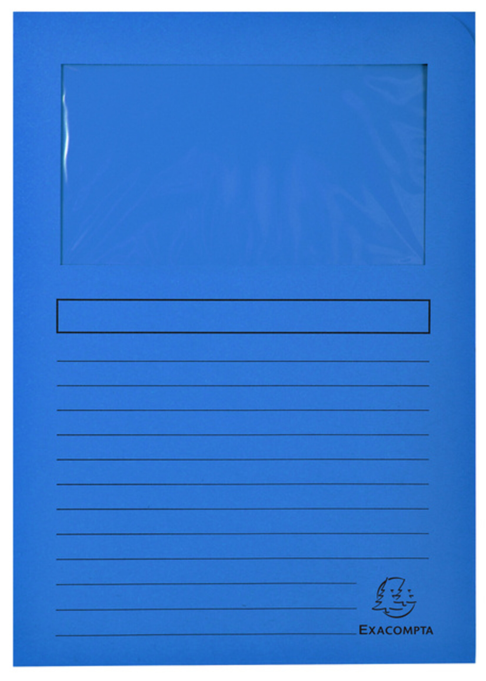 Exacompta Pochette Exacompta Forever avec fenêtre A4 120g carton assorti