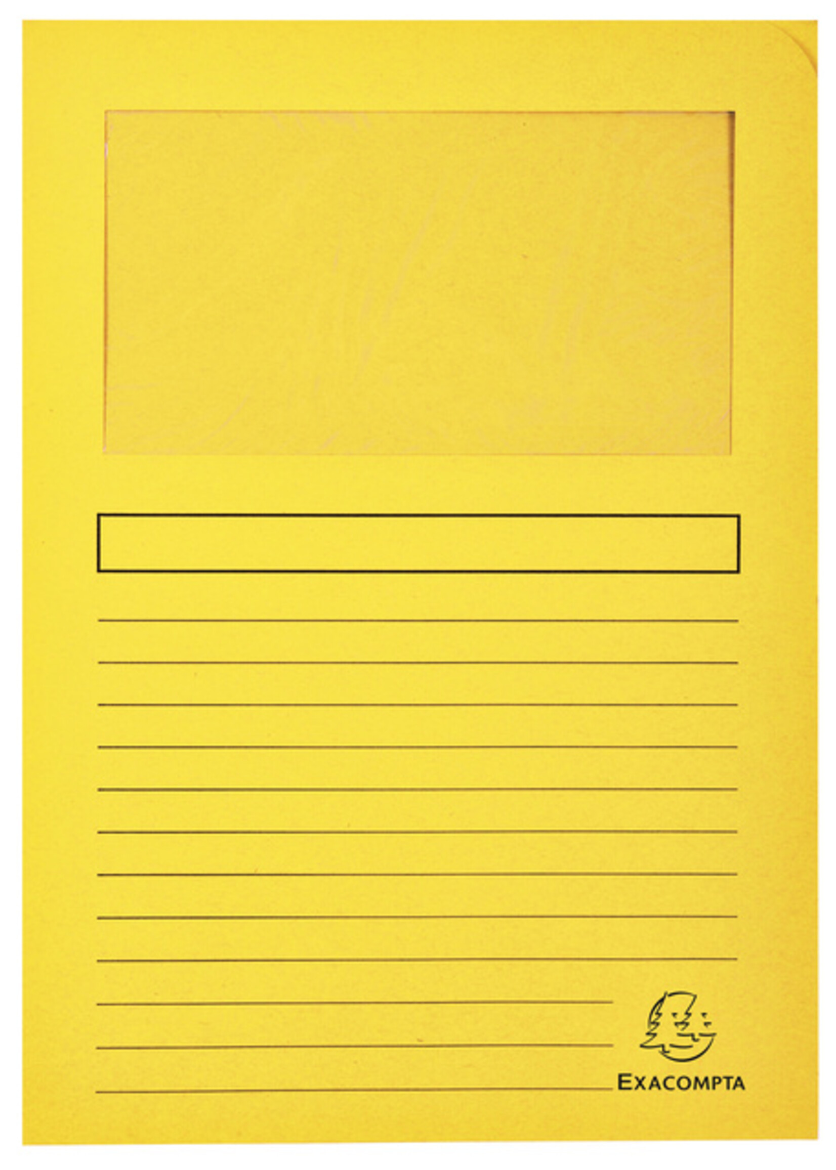 Exacompta Pochette Exacompta Forever avec fenêtre A4 120g carton assorti