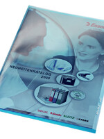 Leitz L-map Leitz Premium lasnaad copy safe 0.15mm PVC A4 blauw