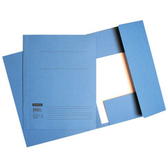 Dossiermap Quantore folio 320gr blauw