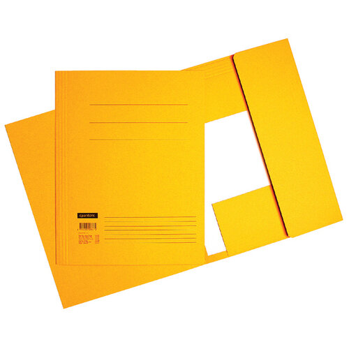 Quantore Chemise à rabats Quantore in-folio 320g jaune