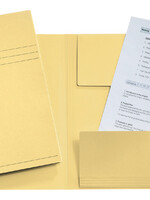 Esselte Dossiermap Esselte A4 3 kleppen manilla 275gr geel