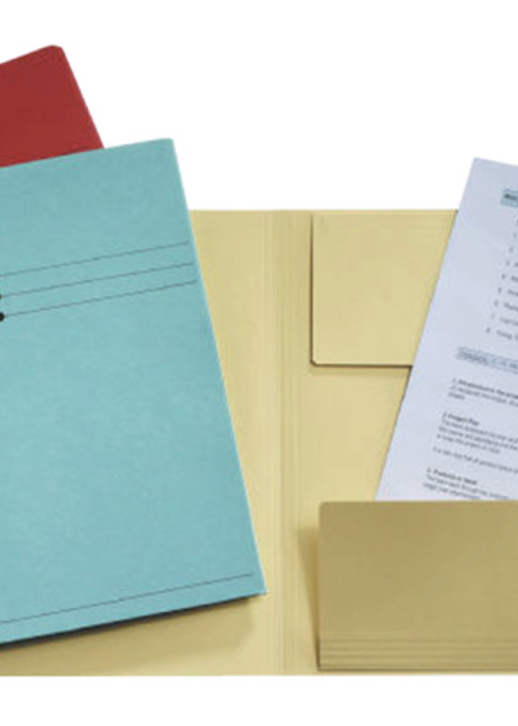 Esselte Chemise à 3 rabats Esselte A4 manille 275g jaune