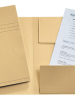 Esselte Dossiermap Esselte A4 3 kleppen manilla 275gr beige