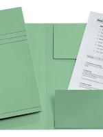 Esselte Dossiermap Esselte A4 3 kleppen manilla 275gr groen