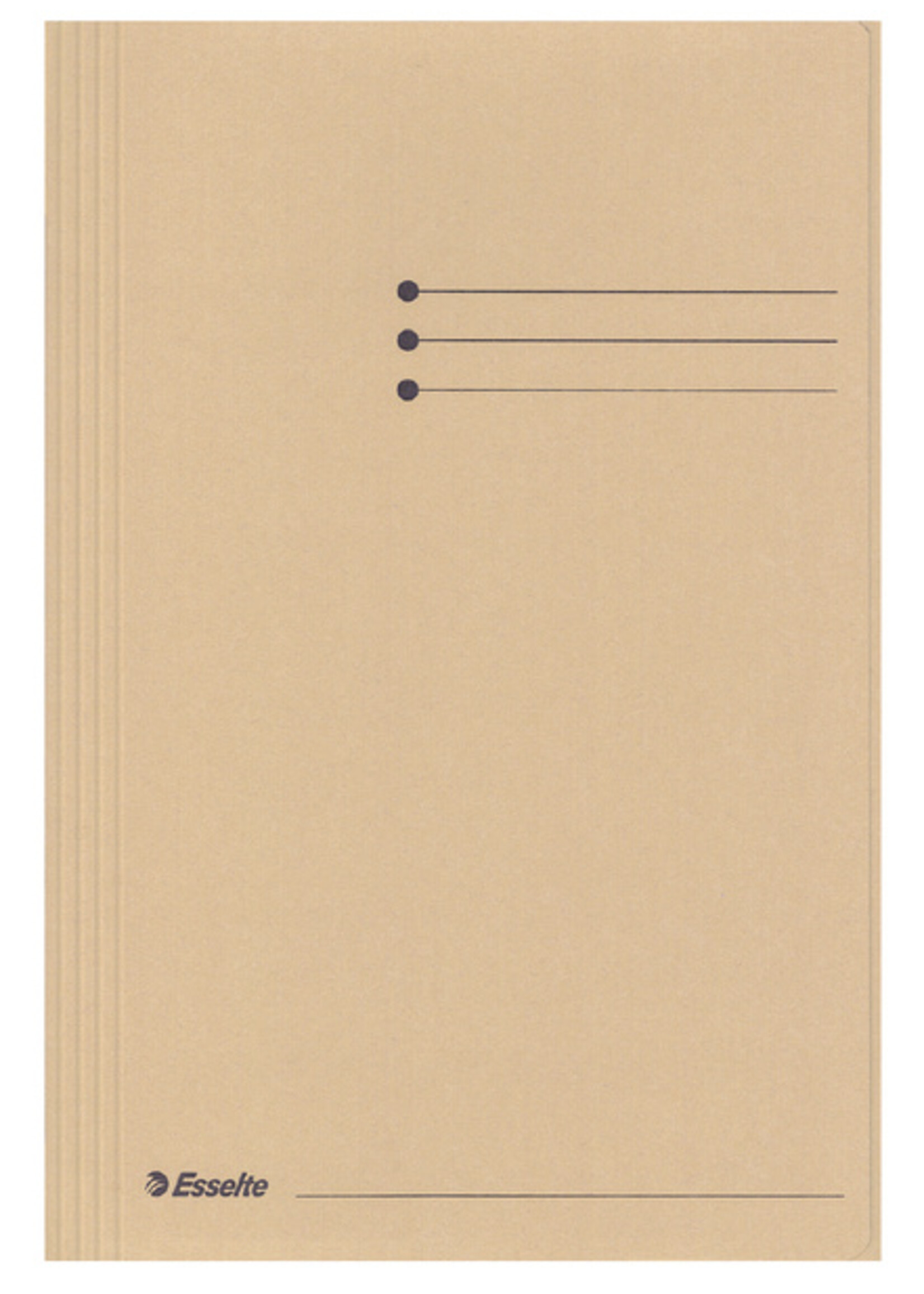 Esselte Chemise à 3 rabats Esselte folio manille 275g chamois