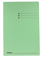 Esselte Dossiermap Esselte folio 3 kleppen manilla 275gr groen
