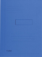 Exacompta Dossiermap Exacompta Forever A4 2 kleppen 290gr blauw