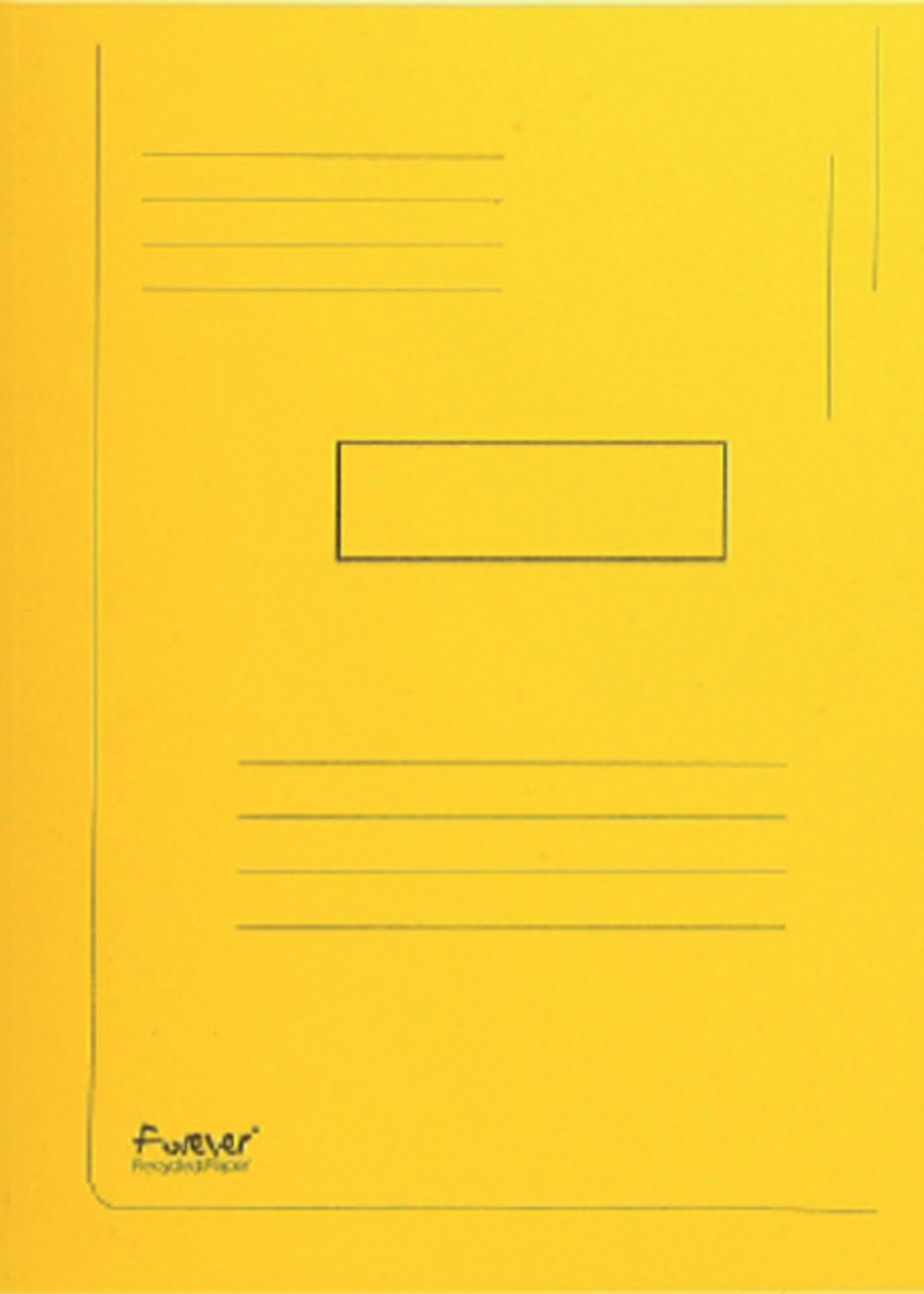 Exacompta Chemise Exacompta Forever 290g 2 rabats jaune