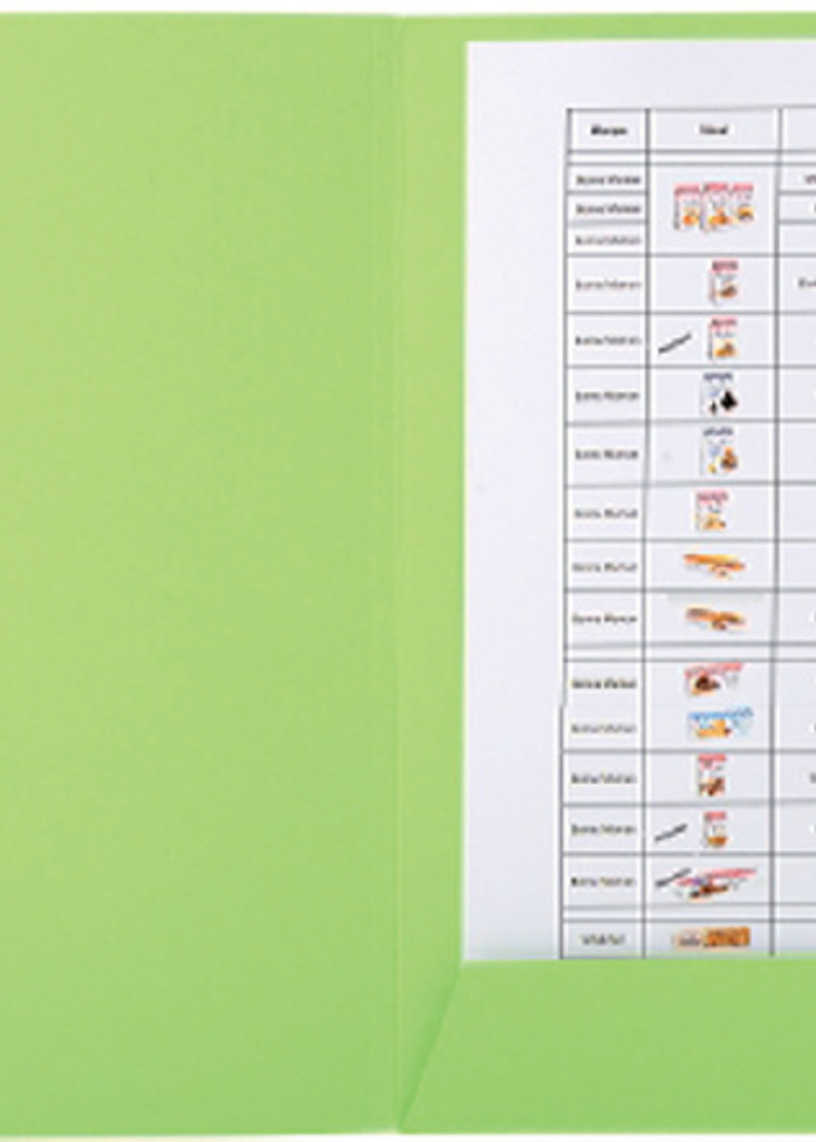 Exacompta Chemise Exacompta Forever 290g 2 rabats vert