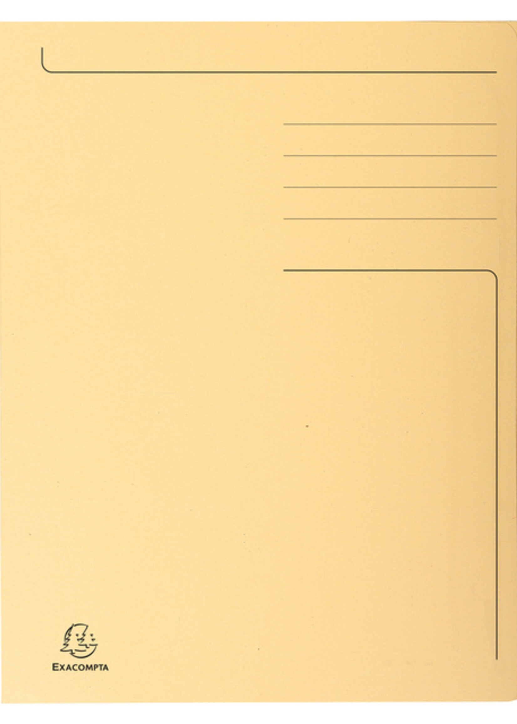 Exacompta Chemise Exacompta Forever 300g 3 rabats ivoire