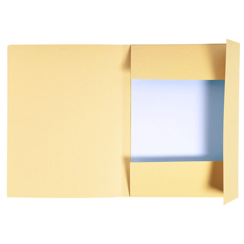 Exacompta Dossiermap Exacompta Forever A4 3 kleppen 280gr ivoor
