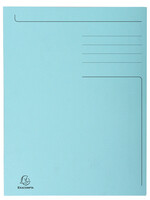 Exacompta Chemise Exacompta Forever 300g 3 rabats bleu clair