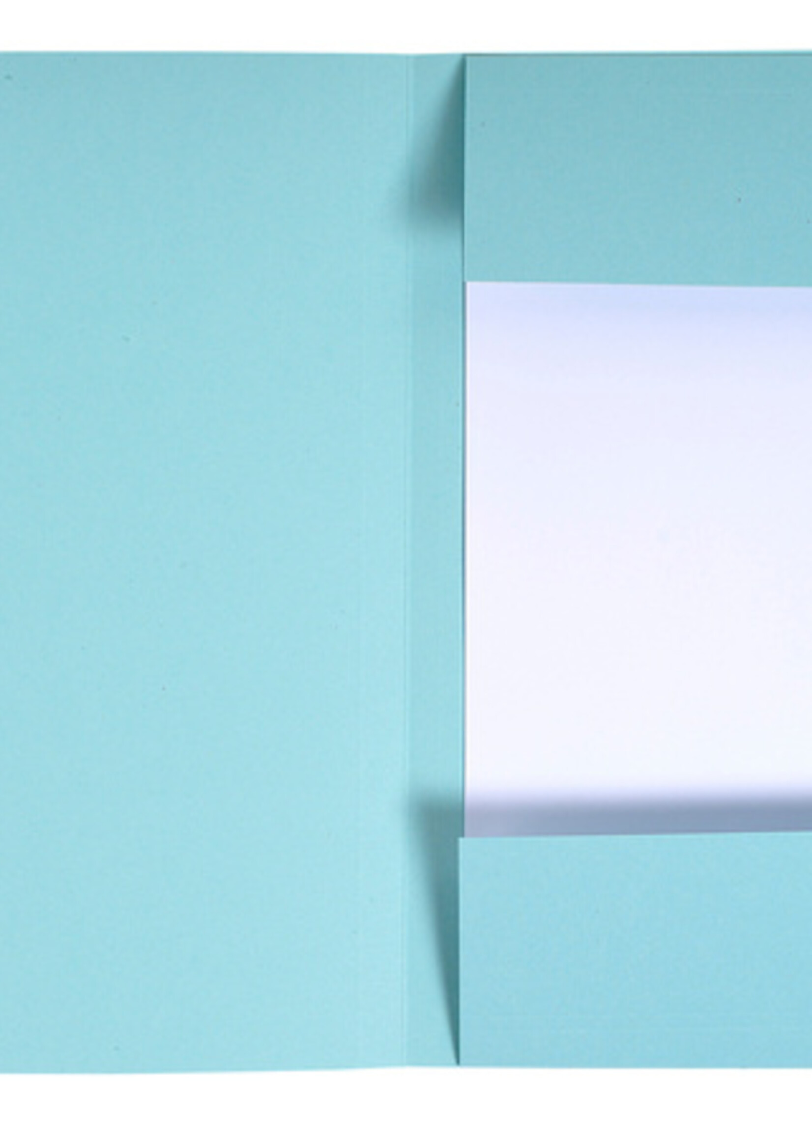 Exacompta Chemise Exacompta Forever 300g 3 rabats bleu clair