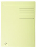 Exacompta Dossiermap Exacompta Forever A4 3 kleppen 280gr geel