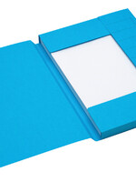 Jalema Dossiermap Secolor A4 3 kleppen 225gr blauw