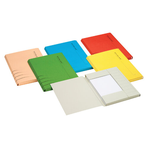 Jalema Dossiermap Secolor folio 3 kleppen 225gr chamois