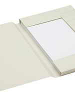 Jalema Dossiermap Secolor folio 3 kleppen 225gr grijs