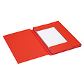 Jalema Dossiermap Secolor folio 3 kleppen 225gr rood