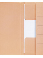 Jalema Dossiermap Secolor  Mammoet folio 3 kleppen 270gr chamois