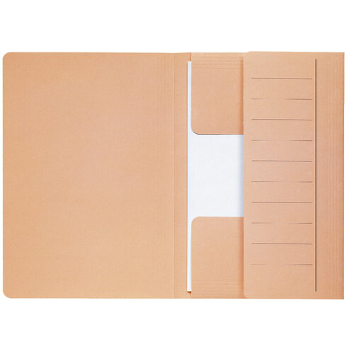 Jalema Dossiermap Secolor  Mammoet folio 3 kleppen 270gr chamois