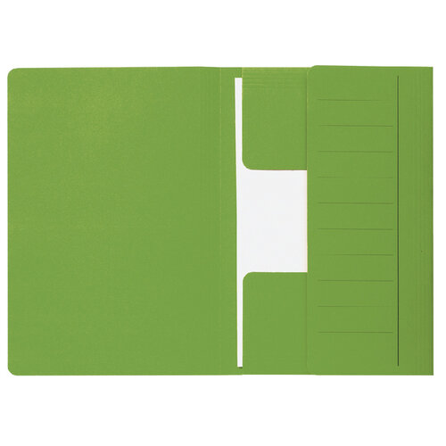 Jalema Dossiermap Secolor  Mammoet folio 3 kleppen 270gr groen