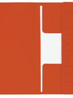 Jalema Dossiermap Secolor  Mammoet folio 3 kleppen 270gr rood