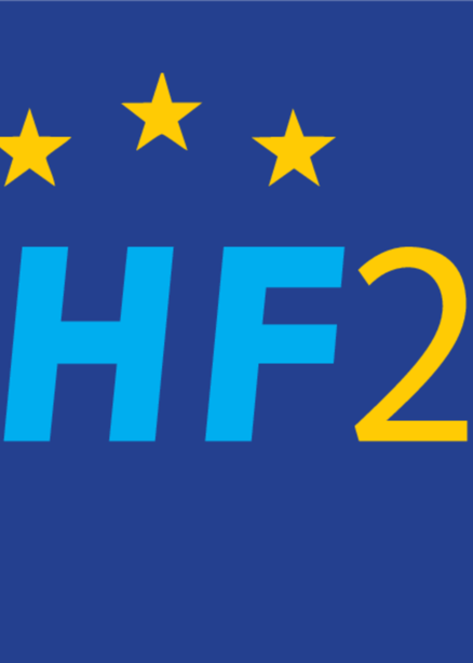 HF2 Enveloptas HF2 A5 250x180mm dwars transparant blauw