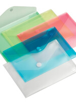 HF2 Enveloptas HF2 A5 250x180mm dwars transparant groen