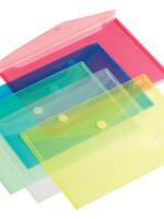 HF2 Pochette enveloppe HF2 A4 paysage 335x240mm PP jaune